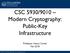 CSC 5930/9010 Modern Cryptography: Public-Key Infrastructure