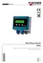 * * Operating manual DE44. Digital 2-channel differential pressure switch/transmitter with colour-change LCD
