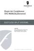 Room Air Conditioner SVC MANUAL(General)