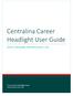 Centralina Career Headlight User Guide