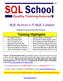 SQL Server & T-SQL Course. Training Highlights
