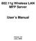 802.11g Wireless LAN MFP Server. User s Manual. Version: 2.0 (July, 2009)