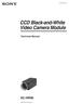 CCD Black-and-White Video Camera Module