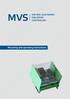 MVS RAIL ELECTRONIC FAN SPEED CONTROLLER. Mounting and operating instructions