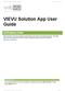 VIEVU Solution App User Guide