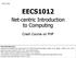 EECS1012. Net-centric Introduction to Computing. Crash Course on PHP