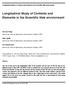Longitudinal Study of Contents and Elements in the Scientific Web environment