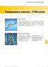 Temperature sensors TTM series. Miniature transmitters