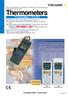 Ideal for temperature measurement, monitoring and management of temperature data records. Thermometers