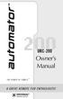 URC-200 Owner s Manual 2004 Universal Remote Control, Inc.
