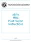 ABPN MOC Pilot Project Instructions