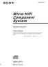 Micro HiFi Component System