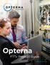 Opterna FTTx Product Guide.