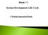 System Development Life Cycle Methods/Approaches/Models