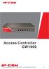 CW500. Access Controller CW1000. IP-COM NETWORKS CO.,LTD. WORLD WIDE WIRELESS 23/01/15 Page 1