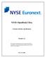 NYSE OpenBook Ultra. Customer Interface Specifications. Version 1.2