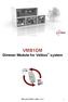 VMB1DM Dimmer Module for Velbus system. Velbus manual VMB1DM edition 1 rev.2.0 1