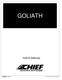 GOLIATH PARTS MANUAL Chief Automotive Technologies A DOVER COMPANY