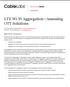 LTE Wi-Fi Aggregation Assessing OTT Solutions