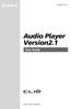 Audio Player Version2.1