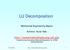 LU Decomposition. Mechanical Engineering Majors. Authors: Autar Kaw