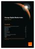 April Orange Digital Media Index. Contents