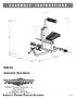 AMERICA S PREMIER EXERCISE EQUIPMENT RAB-336. Abdominal / Back Bench. TuffStuff Fitness Equipment, Inc. 46 61 3/4 44 1/4