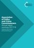 Association of Police. and Crime Commissioners. Annual report summary 2017/18. Covering the fifth year of the national Association of Police