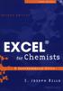 Excel for Chemists. Second Edition