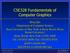 CSE328 Fundamentals of Computer Graphics