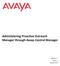 Administering Proactive Outreach Manager through Avaya Control Manager