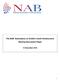 The NAB Submission on ICASA s Draft Infrastructure Sharing Discussion Paper
