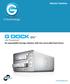 PRODUCT MANUAL G DOCK. with Thunderbolt. An expandable storage solution with two removable hard drives. g-technology.com. Welcome to Evolution Series