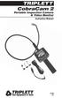 TRIPLETT CobraCam 2. Portable Inspection Camera & Video Monitor. Instruction Manual /10