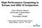 High Performance Computing in Europe and USA: A Comparison