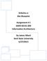 Arduino.cc Site Blueprint. Assignment # 5 IAKM Information Architecture