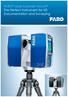 FARO Laser Scanner Focus 3D The Perfect Instrument for 3D Documentation and Surveying