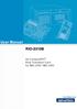 User Manual RIO-3310B. 6U CompactPCI Rear Transition Card for MIC-3390 / MIC-3392