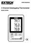 3 Channel Datalogging Thermometer
