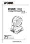 Robin 1000 LEDBeam. Robin 1000 LEDBeam Wireless DMX. Table of contents