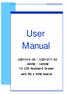 User Manual. LCD1U15-06 / LCD1U KVM / 16KVM 1U LCD Keyboard Drawer. with PS/2 KVM Switch