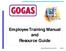 Employee Training Manual and Resource Guide