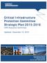Critical Infrastructure Protection Committee Strategic Plan