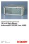 Installation and Operating instructions for 19 Inch Rack Mount Industrial PC C5102 from -0060