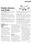 Position Sensors Line Guide