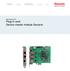 HMI/industrial PC. Plug-in card Sercos master module Sercans