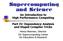 Supercomputing and Science An Introduction to High Performance Computing