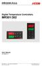 Digital Temperature Controllers MR301/302