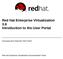 Red Hat Enterprise Virtualization 3.6 Introduction to the User Portal