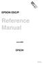 EPSON ESC/P. Reference Manual. June 2004 NPD